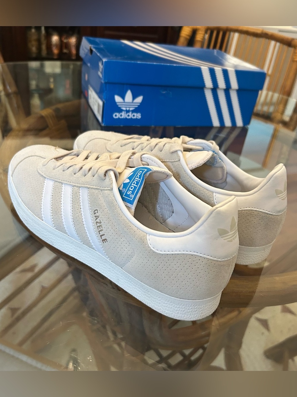 Adidas GAZELLE sneakers size men’s 9.5 - Picture 5 of 10
